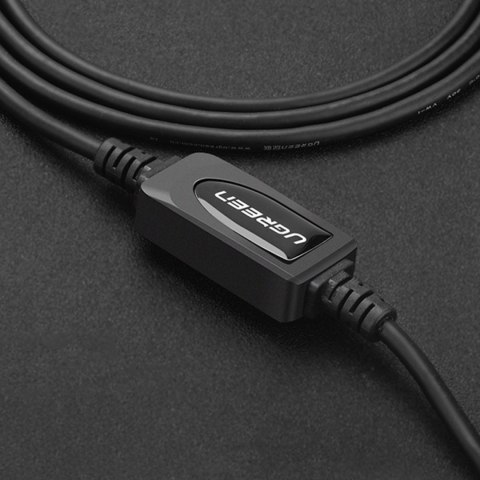 Kabel do drukarki Ugreen US122 USB-B USB-A 2.0 10m - czarny Kabel do drukarki Ugreen US122 USB-B USB-A 2.0 10m - czarny