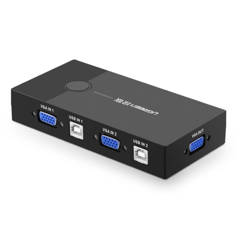 Przełącznik KVM Ugreen 30357 - czarny Przełącznik KVM Ugreen 30357 - czarny