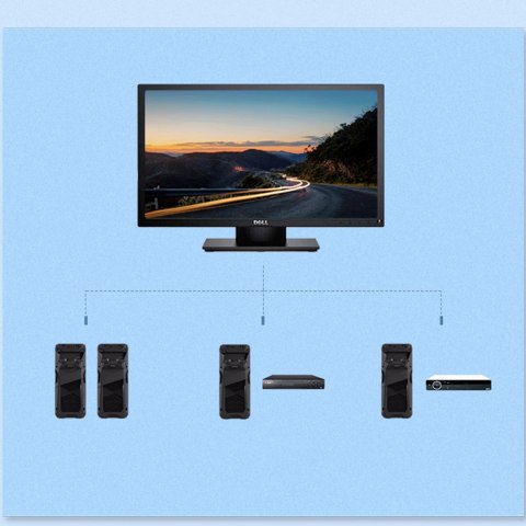 Przełącznik KVM Ugreen 30357 - czarny Przełącznik KVM Ugreen 30357 - czarny