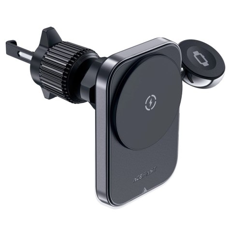 Uchwyt samochodowy Acefast D18 z ładowarką indukcyjną MagSafe / Qi + kabel USB-A USB-C - czarny Uchwyt samochodowy Acefast D18 z ładowarką indukcyjną MagSafe / Qi + kabel USB-A USB-C - czarny