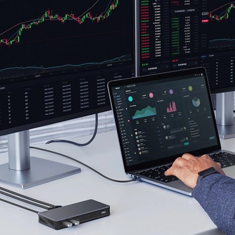 Wielofunkcyjny adapter Ugreen CM615 USB-C - szary Wielofunkcyjny adapter Ugreen CM615 USB-C - szary