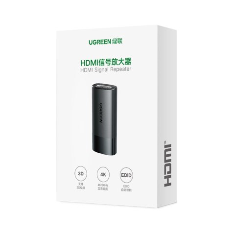 Wzmacniacz sygnału HDMI Ugreen CM429 - czarny Wzmacniacz sygnału HDMI Ugreen CM429 - czarny