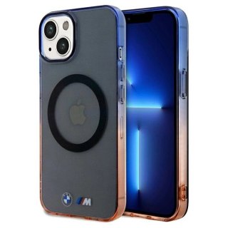 Etui BMW Gradient Bumper MagSafe na iPhone 15 / 14 / 13 - szare