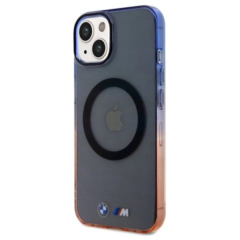 Etui BMW Gradient Bumper MagSafe na iPhone 15 / 14 / 13 - szare