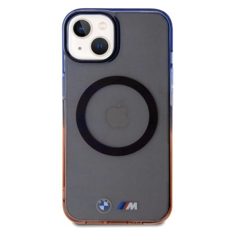 Etui BMW Gradient Bumper MagSafe na iPhone 15 / 14 / 13 - szare