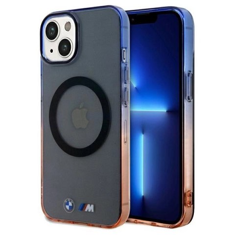 Etui BMW Gradient Bumper MagSafe na iPhone 15 Plus / 14 Plus - szare Etui BMW Gradient Bumper MagSafe na iPhone 15 Plus / 14 Plus - szare