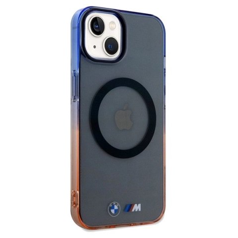 Etui BMW Gradient Bumper MagSafe na iPhone 15 Plus / 14 Plus - szare Etui BMW Gradient Bumper MagSafe na iPhone 15 Plus / 14 Plus - szare
