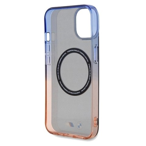 Etui BMW Gradient Bumper MagSafe na iPhone 15 Plus / 14 Plus - szare Etui BMW Gradient Bumper MagSafe na iPhone 15 Plus / 14 Plus - szare