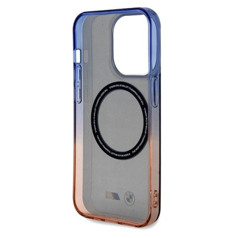 Etui BMW Gradient Bumper MagSafe na iPhone 15 Pro Max - szare Etui BMW Gradient Bumper MagSafe na iPhone 15 Pro Max - szare