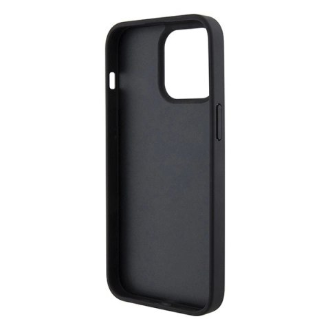 Etui Ferrari Perforated Waves Metal Logo na iPhone 15 Pro - czerwone Etui Ferrari Perforated Waves Metal Logo na iPhone 15 Pro - czerwone