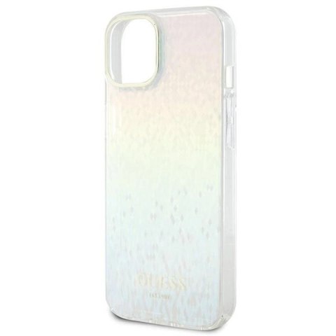 Etui Guess IML Faceted Mirror Disco Iridescent na iPhone 12/12 Pro - wielokolorowe