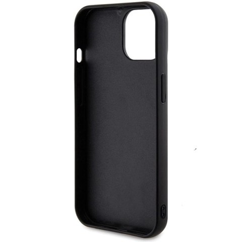Etui Guess Sequin Script Metal na iPhone 14 / 15 / 13 - czarne
