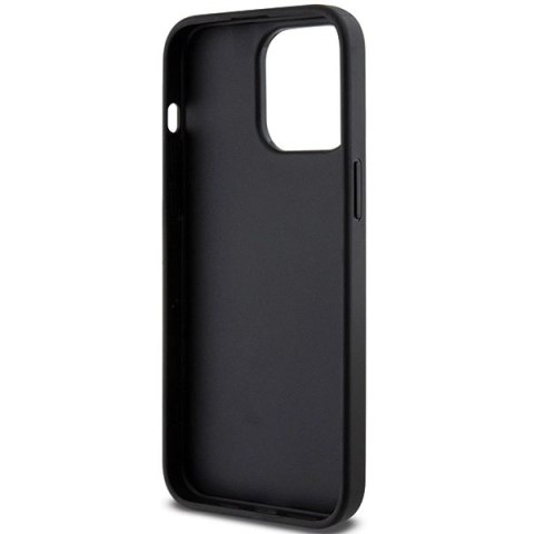 Etui Karl Lagerfeld Gripstand Saffiano Choupette Pins na iPhone 13 Pro Max - czarne Etui Karl Lagerfeld Gripstand Saffiano Choupette Pins na iPhone 13 Pro Max - czarne