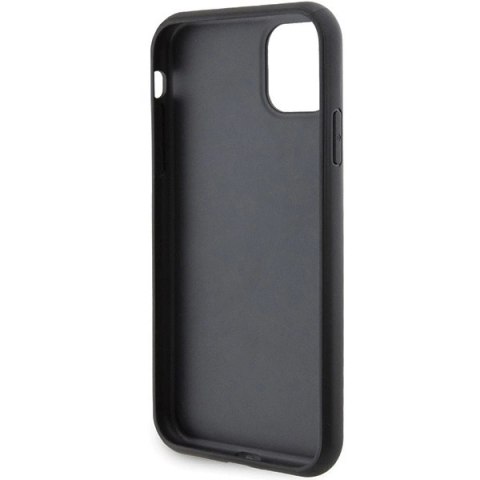 Etui Karl Lagerfeld Gripstand Saffiano Karl&Choupette Pins na iPhone 11 / Xr - czarne Etui Karl Lagerfeld Gripstand Saffiano Karl&Choupette Pins na iPhone 11 / Xr - czarne