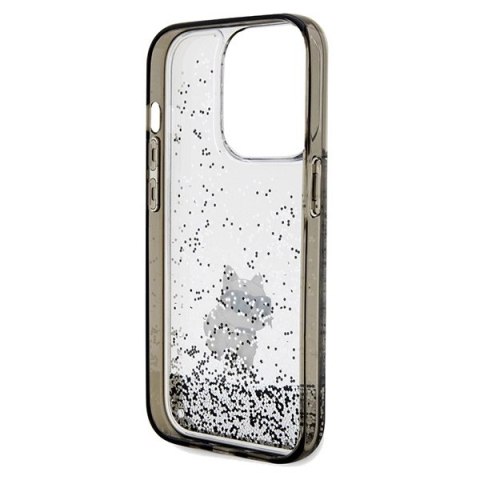 Etui Karl Lagerfeld Liquid Glitter Choupette na iPhone 14 Pro - przezroczyste Etui Karl Lagerfeld Liquid Glitter Choupette na iPhone 14 Pro - przezroczyste