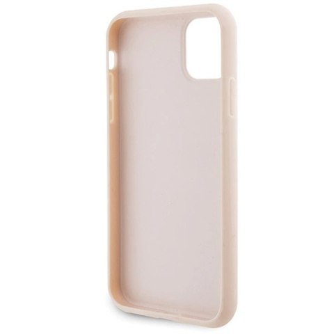 Etui Karl Lagerfeld Quilted K Pattern na iPhone 11 / Xr - różowe