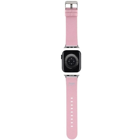 Pasek Hello Kitty Kitty Head na Apple Watch 38/40/41mm - różowy Pasek Hello Kitty Kitty Head na Apple Watch 38/40/41mm - różowy