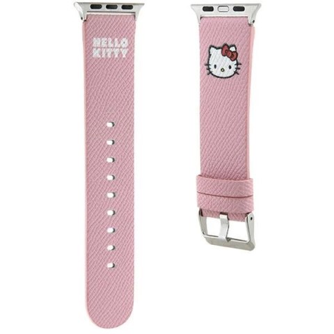 Pasek Hello Kitty Kitty Head na Apple Watch 38/40/41mm - różowy Pasek Hello Kitty Kitty Head na Apple Watch 38/40/41mm - różowy
