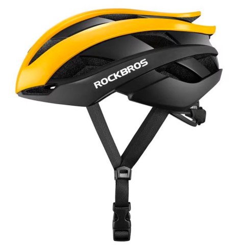 Kask rowerowy Rockbros 10110004005 rozmiar L - żółto-czarny Kask rowerowy Rockbros 10110004005 rozmiar L - żółto-czarny