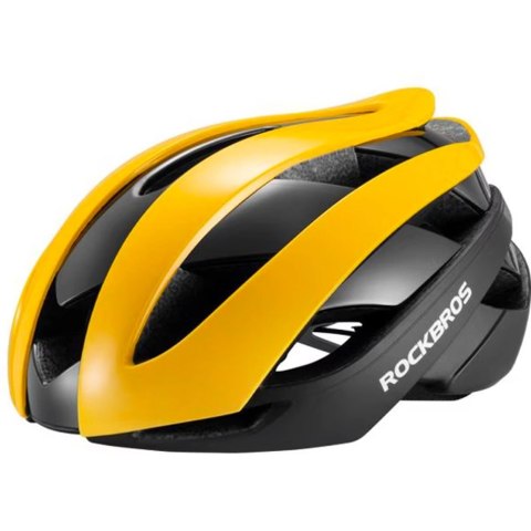 Kask rowerowy Rockbros 10110004006 rozmiar M - żółto-czarny Kask rowerowy Rockbros 10110004006 rozmiar M - żółto-czarny