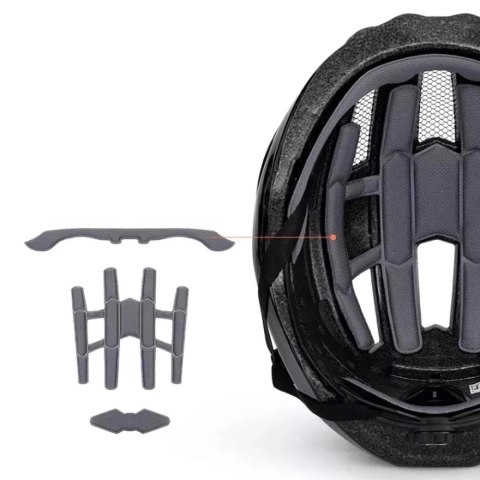 Kask rowerowy Rockbros ZK-013BK rozmiar uniwersalny 55-60cm - czarny