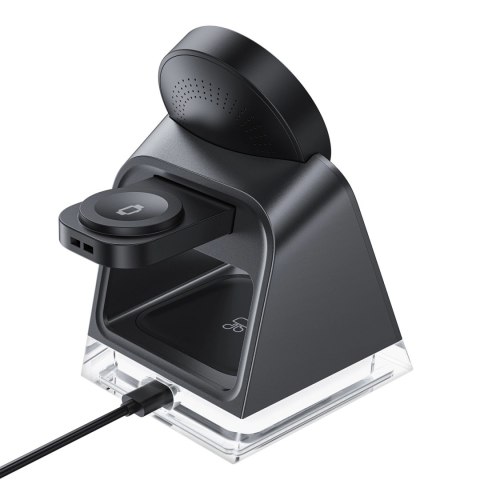 Ładowarka indukcyjna 3w1 Acefast E17 MagSafe + kabel USB-A USB-C - czarna Ładowarka indukcyjna 3w1 Acefast E17 MagSafe + kabel USB-A USB-C - czarna
