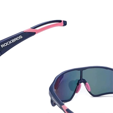 Okulary rowerowe Rockbros 10134PL polaryzujące - niebieskie Okulary rowerowe Rockbros 10134PL polaryzujące - niebieskie