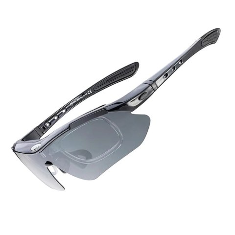 Okulary rowerowe Rockbros 10143 fotochromowe UV400 - czarne Okulary rowerowe Rockbros 10143 fotochromowe UV400 - czarne