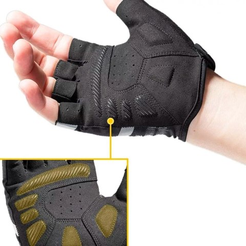 Rękawiczki rowerowe Rockbros S247 L - czarne Rękawiczki rowerowe Rockbros S247 L - czarne