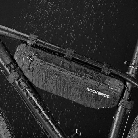 Sakwa rowerowa Rockbros AS-043 na rzepy 3l - czarna