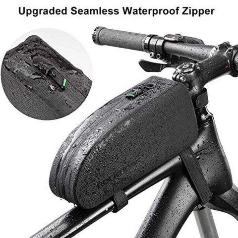 Torba Rockbros AS-019-1 rowerowa na ramę wodoodporna 1.6 l - czarna Torba Rockbros AS-019-1 rowerowa na ramę wodoodporna 1.6 l - czarna