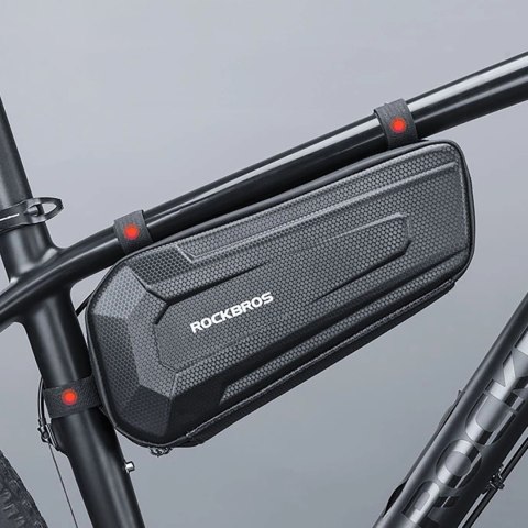 Torba rowerowa Rockbros B66 wodoodporna na ramę - czarna Torba rowerowa Rockbros B66 wodoodporna na ramę - czarna
