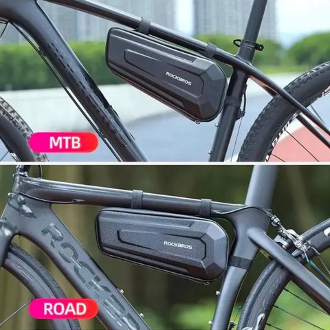 Torba rowerowa Rockbros B67 wodoodporna na ramę - czarna Torba rowerowa Rockbros B67 wodoodporna na ramę - czarna