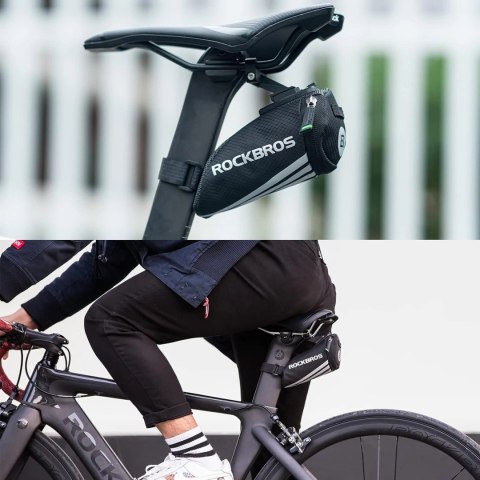 Torba rowerowa Rockbros C28BK pod siodełko - czarna Torba rowerowa Rockbros C28BK pod siodełko - czarna