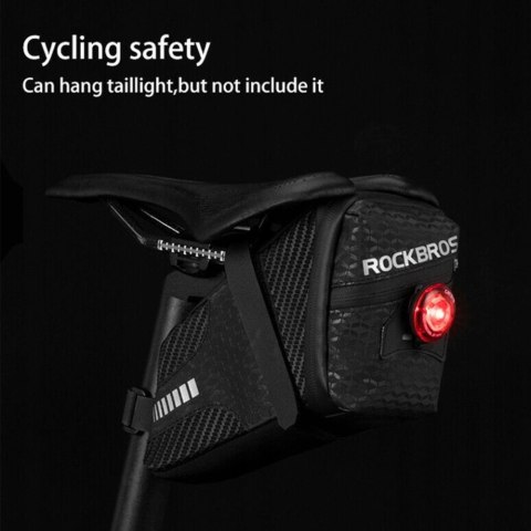 Torba rowerowa Rockbros C29-BK wodoodporna pod siodełko - czarna Torba rowerowa Rockbros C29-BK wodoodporna pod siodełko - czarna