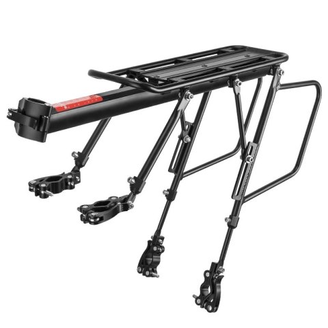 Bagażnik rowerowy Rockbros 33210004001 z półką - czarny Bagażnik rowerowy Rockbros 33210004001 z półką - czarny