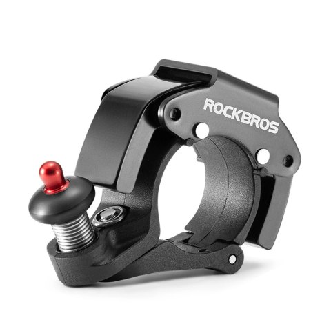 Dzwonek rowerowy Rockbros 34210006001 kształt C - czarny Dzwonek rowerowy Rockbros 34210006001 kształt C - czarny
