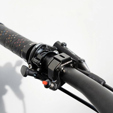 Dzwonek rowerowy Rockbros 34210006001 kształt C - czarny Dzwonek rowerowy Rockbros 34210006001 kształt C - czarny