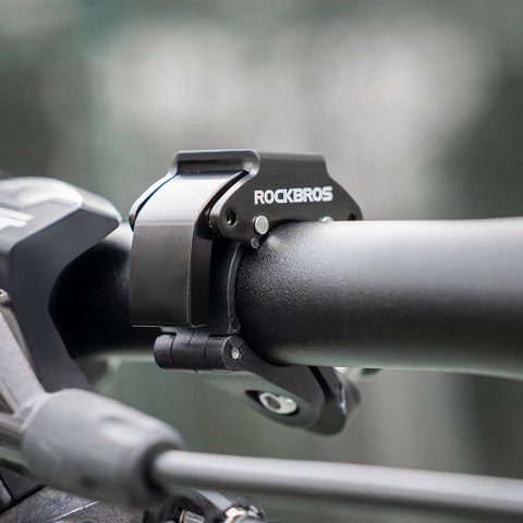 Dzwonek rowerowy Rockbros 34210006001 kształt C - czarny Dzwonek rowerowy Rockbros 34210006001 kształt C - czarny