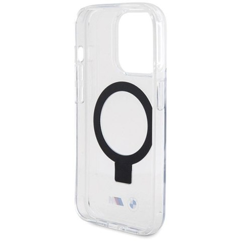 Etui BMW Ring Stand M Collection MagSafe na iPhone 15 Pro Max - przezroczyste Etui BMW Ring Stand M Collection MagSafe na iPhone 15 Pro Max - przezroczyste