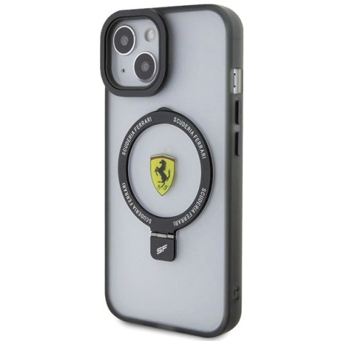 Etui Ferrari Ring Stand 2023 Collection MagSafe na iPhone 15 Plus / 14 Plus - przezroczyste Etui Ferrari Ring Stand 2023 Collection MagSafe na iPhone 15 Plus / 14 Plus - przezroczyste