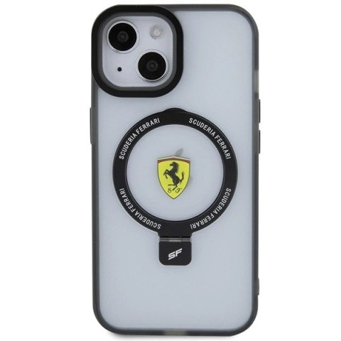 Etui Ferrari Ring Stand 2023 Collection MagSafe na iPhone 15 Plus / 14 Plus - przezroczyste Etui Ferrari Ring Stand 2023 Collection MagSafe na iPhone 15 Plus / 14 Plus - przezroczyste