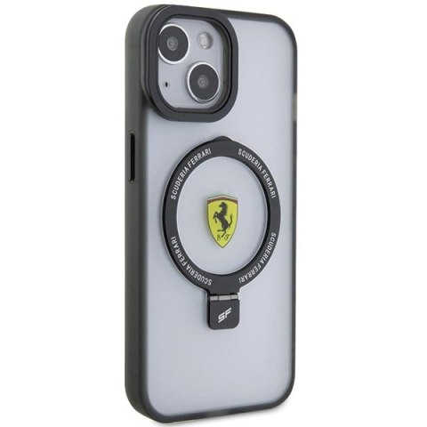 Etui Ferrari Ring Stand 2023 Collection MagSafe na iPhone 15 Plus / 14 Plus - przezroczyste Etui Ferrari Ring Stand 2023 Collection MagSafe na iPhone 15 Plus / 14 Plus - przezroczyste