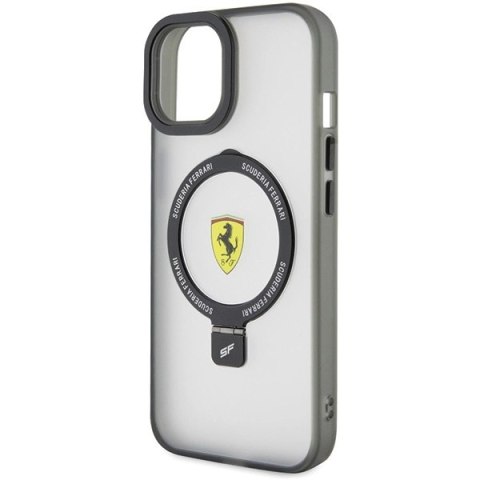 Etui Ferrari Ring Stand 2023 Collection MagSafe na iPhone 15 Plus / 14 Plus - przezroczyste Etui Ferrari Ring Stand 2023 Collection MagSafe na iPhone 15 Plus / 14 Plus - przezroczyste