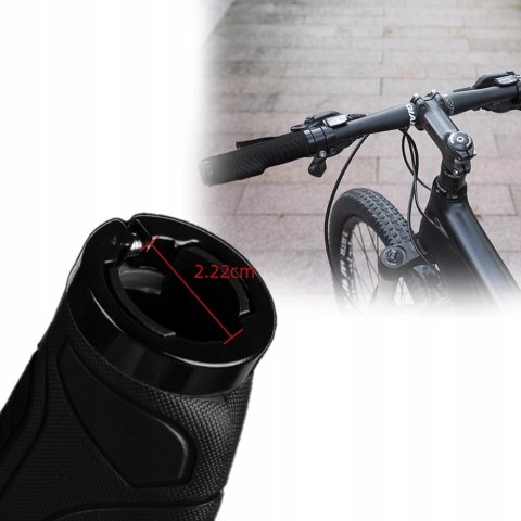 Gripy rowerowe Rockbros BT1802BK - czarne Gripy rowerowe Rockbros BT1802BK - czarne