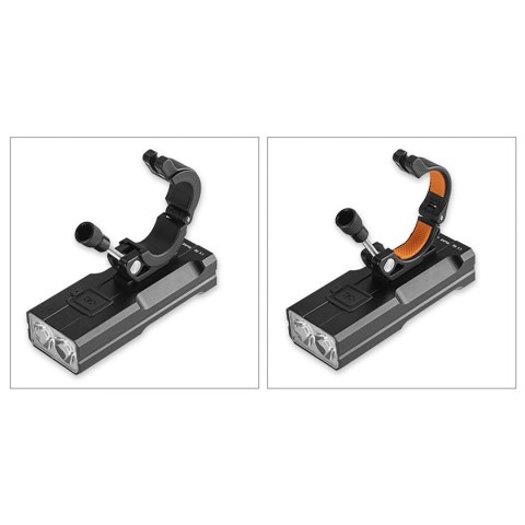 Lampka rowerowa Rockbros 24310002001 850 lm z funkcją powerbanku + kabel USB-C - USB-A - czarna Lampka rowerowa Rockbros 24310002001 850 lm z funkcją powerbanku + kabel USB-C - USB-A - czarna