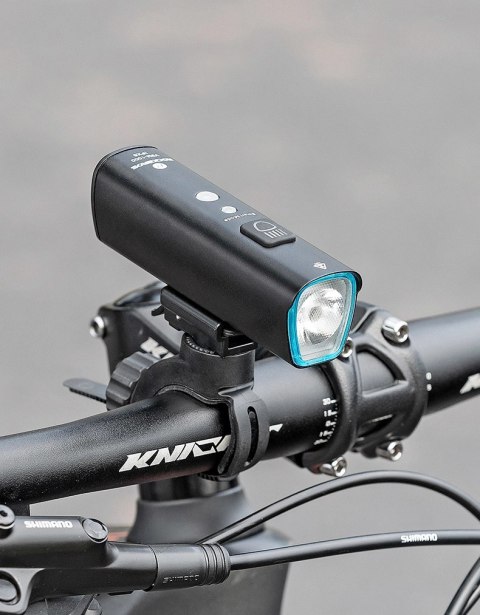 Lampka rowerowa Rockbros V9M-1000 przednia 1000lm - czarna Lampka rowerowa Rockbros V9M-1000 przednia 1000lm - czarna