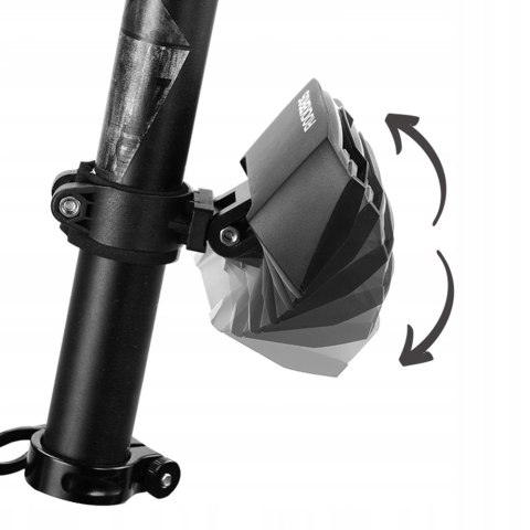 Lampka rowerowa tylna Rockbros LKWD-R1 z laserem i pilotem + kabel micro USB - USB-A - czarna Lampka rowerowa tylna Rockbros LKWD-R1 z laserem i pilotem + kabel micro USB - USB-A - czarna