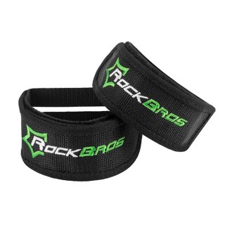 Paski do pedałów rowerowych Rockbros GZT1001BK - czarne