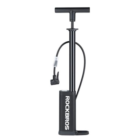 Pompka rowerowa Rockbros 42310007001 podłogowa - czarna Pompka rowerowa Rockbros 42310007001 podłogowa - czarna
